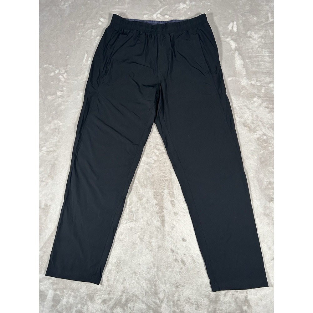 Rhone Men Large Black Guru Commuter Classic Fit Performance Golf Stretch Pants